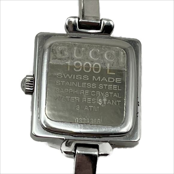 Gucci Watch 1900L 19mm Women's Silver and Grey with Box - Picture 8 of 8